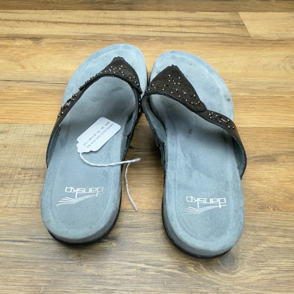 Dansko size 5.5-6 Black and Gray Studded Sandals - Picture 4 of 9